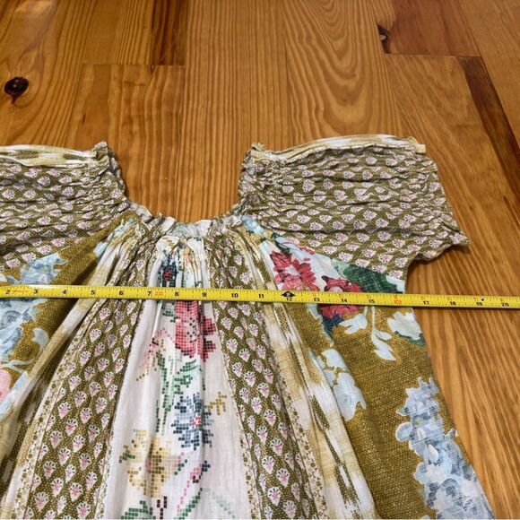 NWT D’Ascoli Dascoli Sidonie Cotton India Print Dress Women’s LRG Midi Sundress - Picture 8 of 12